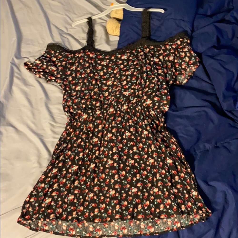 Off the shoulder floral dress